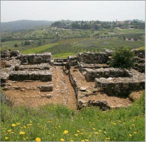 Gezer gates built by Solomon at the Tel Gezer National Park in Israel